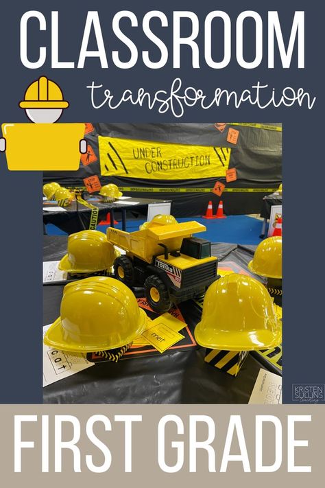 Construction and Lego Transformation ideas for first grade including photographs of set up ideas, shopping lists, lesson activities and more! Construction Writing Activities, Construction Literacy Activities, Construction Transformation Classroom, Construction Room Transformation, Construction Classroom Transformation, Construction Classroom, Construction Theme Classroom, Literacy Week, Set Up Ideas