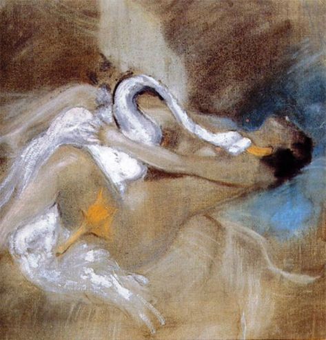 Leda and the Swan: Rilke | Yeats | D.H. Lawrence | Graves - Mara Marietta Edgar Degas, Bath, Canvas, Art