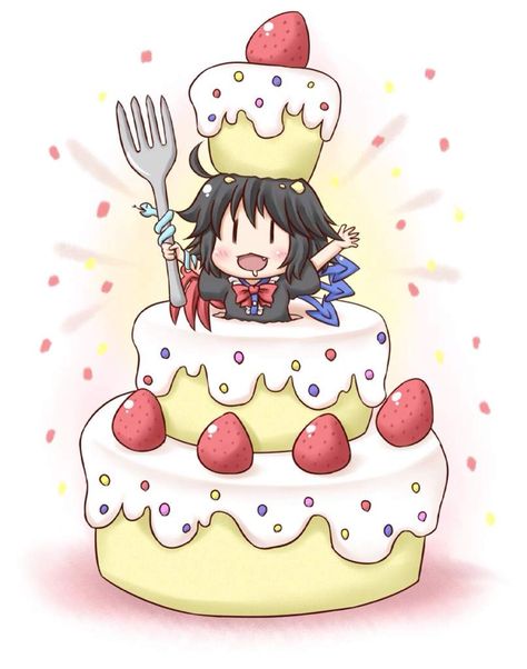 Birthday Anime, Anime Birthday, A Girl, Birthday Cake, I Hope, Happy Birthday, Cake, Birthday, Anime