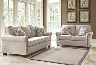 Couch Loveseat Set Farouh Sofa and Loveseat, Ashley Furniture Sofas, Farmhouse Couch, Sofa And Loveseat, Sofa And Loveseat Set, Couch And Loveseat, Fireplace Insert, Ashley Furniture Homestore, Galveston, Electric Fireplace