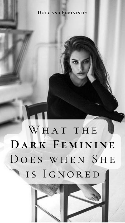 When he ignores you and you’re dating him, it’s often hard to figure out you should handle it without looking obsessive. This article does a great job in explaining how the woman in her Dark Feminine energy would handle it with grace and confidence. Snobby Aesthetic, Strong Feminine Energy, Woman In Black, Female Confidence, Playing Hard To Get, Dark Feminine Habits, Dark Feminine Characteristics, Dark Feminine Books To Read, Dark Feminine Photography