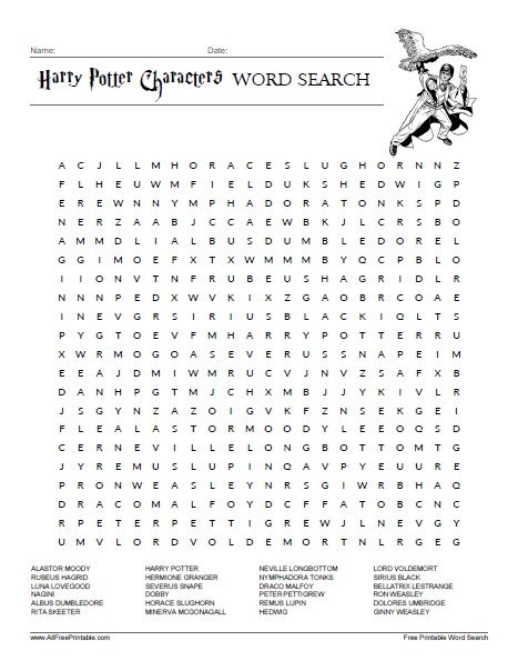 Free Printable Harry Potter Characters Word Search Hp Potions, Harry Potter Word Search, Free Printable Harry Potter, Substitute Teacher Tips, Harry Potter Themed Birthday, Harry Potter Classes, Printable Harry Potter, Harry Potter Words, Harry Potter Bridal Shower