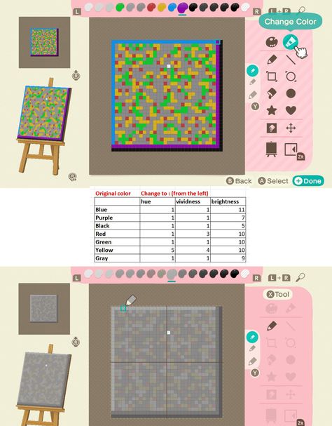 Acnh Path Design Pattern Grid, Acnh Tartan Pattern, Animal Crossing Tiles Design, Acnh Citycore Path Code, Acnh Easy Paths Designs, Acnh Paths Designs Tutorial, Path Edges Acnh, Animal Crossing Design Pattern Grid, Acnh Path Grid