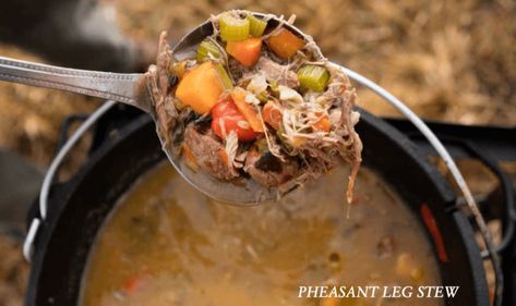 Pheasant Leg Recipes, Pheasant Stew, Pheasant Recipes, Cooking Wild Rice, Game Recipes, Wild Game, Game Food, Pheasant, Om Nom