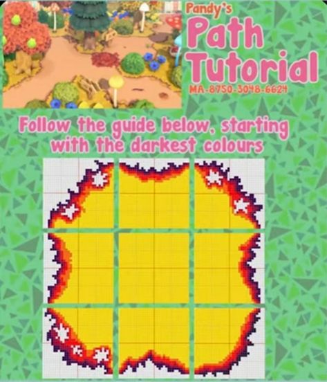 The Path Animal Crossing, Path Animal Crossing, Anch Designs, Acnh Guide, Pinterest Tutorial, Acnh Inspiration, Pink Island, Animal Crossing Guide, Happy Home Designer