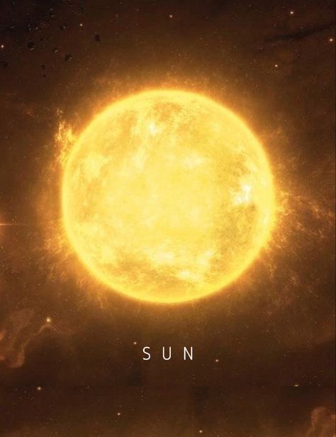 Sun Astronomy Aesthetic, Sun In Space Aesthetic, Sun Planet Aesthetic, Sun Space Aesthetic, Yellow Space Aesthetic, The Sun In Space, Sun Planet, Sun Space, Black Planet