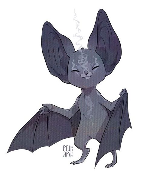 Dnd Familiar Art, Bat Art, Dot Net, Cute Bat, Cartoon Sketches, Creature Concept, Dnd Characters, Creature Design, Character Portraits