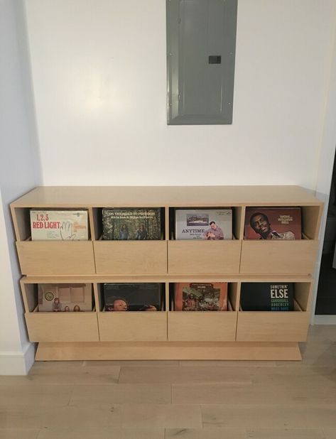 Record Shelves, Gothic Cabinet, Lp Record Storage, Record Rack, Pallet Tv Stands, Record Shelf, Real Wood Furniture, Lp Storage, Tv Storage