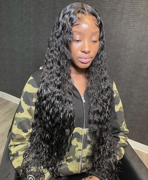 Wet And Wavy Middle Part, Wet Body Wave Hair, Wet Look Curly Hair Wig, Wet And Wavy Wig, Wet And Wavy Sew In With Closure, Middle Part Wet And Wavy Wig, Wet And Wavy Sew In, Wet And Wavy Hair, Wet Look Hair