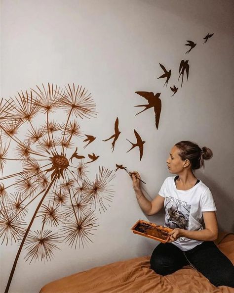 3d Lockscreen, Home Wall Painting, Creative Wall Painting, 3d Wall Painting, Garden Mural, Wall Painting Decor, Wall Murals Painted, Wall Drawing, Wall Paint Designs