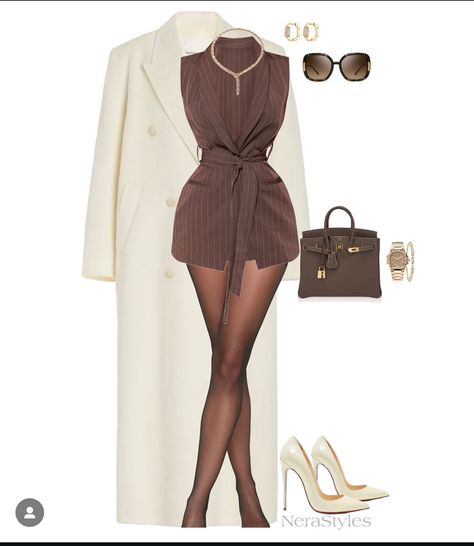 Luxury Outfits Women, Autumn Outfit Women, Fall Outfits Classy, Fall Chic Outfits, Dorothy Dandridge, Outfit Photo, Everyday Fashion Outfits, Stylish Work Outfits, Handmade Handbags