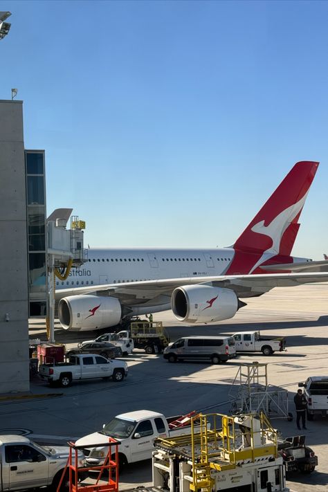 #qantas #travel #airplane Qantas Flight Attendant, Qantas A380, Qantas Airlines, Travel Advertising Design, Fly Baby, Travel Airplane, Pilots Aviation, Flying With A Baby, Travel Advertising