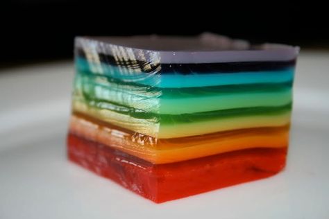 7 Layer Jello, Layer Jello, Rainbow Jello Recipe, Layered Jello Recipe, Rainbow Jello, Jello Recipe, Layered Jello, Jello Dessert Recipes, Sugar Free Jello