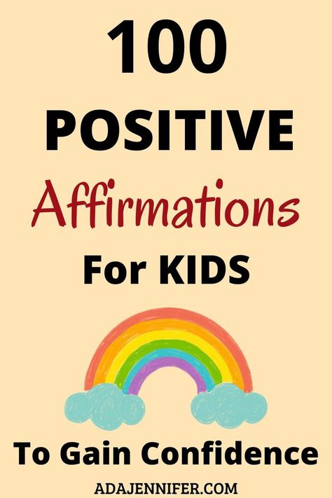 Elementary School Quotes, Encouraging Quotes For Kids, Thoughts For Kids, Positive Things To Say, Words Of Encouragement For Kids, Love Children Quotes, Positive Statements, Positive Affirmations For Kids, Empowering Affirmations