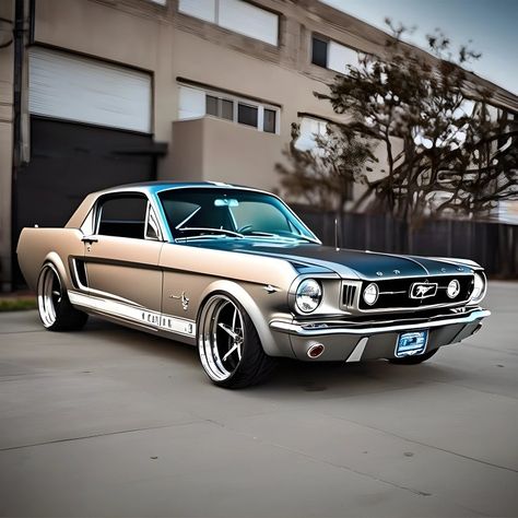 Restomod Mustang, 1965 Mustang Gt, Ford Mustang Classic, Muscle Cars Mustang, 65 Mustang, Old Muscle Cars, Vintage Muscle Cars, Best Muscle Cars, Custom Muscle Cars