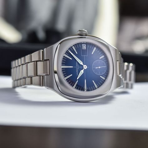 Luxury Modern Rectangular Chronograph Watch, Luxury Silver Chronograph Watch With Water Resistance, Luxury Chronograph Watch With Rectangular Dial, Luxury Chronograph Watch With Tachymeter For Motorsport, Laurent Ferrier Watches, Laurent Ferrier, Girard Perregaux, Monochrome Watches, Watch Review