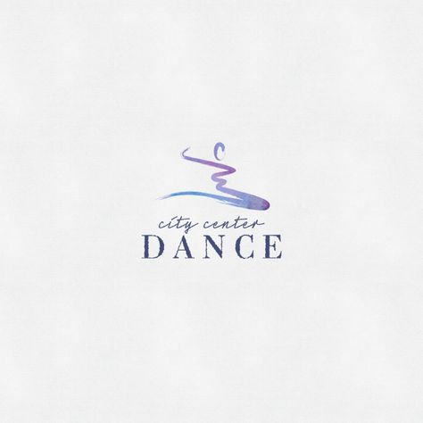 City Center Dance is a dance and art studio specialized in many different styles of dance. My one stroke brush Kabuki-style design truly captures the movement in an incredibly distilled way. Amazingly simple and eye-catching this design was spot on and we all liked it so much. Dance Logo Ideas, Dance Logos, Ballet Logo, Studio Logo Design, Graphic Design University, Wave Dance, Dance Logo, Dance Design, Digital Portrait Illustration