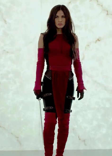 Elektra Daredevil Costume, Electra Daredevil Costume, Daredevil And Elektra Costumes, Elodie Yung Elektra, Female Superhero Cosplay, Electra Cosplay, Electra Daredevil, Electra Costume, Electra Marvel