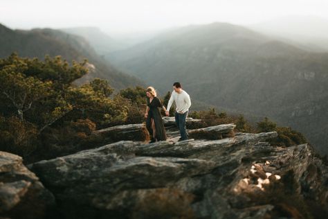 Wedding Place Ideas, Mountains Engagement Photos, Nc Elopement, North Carolina Photography, North Carolina Mountain Wedding, Places To Propose, Mountain Photoshoot, Best Places To Propose, Courthouse Elopement