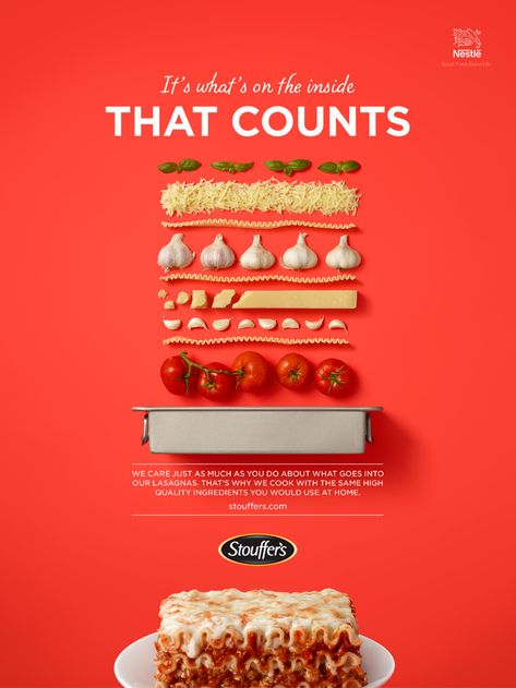 Stouffer's Recipe Deconstructions on Behance Deconstructed Food, Recipe Graphic, Art Director Portfolio, Director Portfolio, School Advertising, Good Advertisements, Deli Meats, Portfolio Book, Food Graphic Design