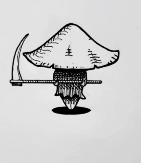 Mushroom Tattoo Men, Cute Reaper, Moon Mushroom, Mushroom Tattoo, Art Flash, Movie Tattoos, Mushroom Tattoos, Tattoo Zeichnungen, Arrow Tattoos