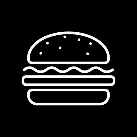 Burger Logo Ideas, Burger Logo Design, Wendys Logo, Resturant Logo, Food Background Wallpapers, Burger Icon, Burger Vector, Burger Logo, Black Burger