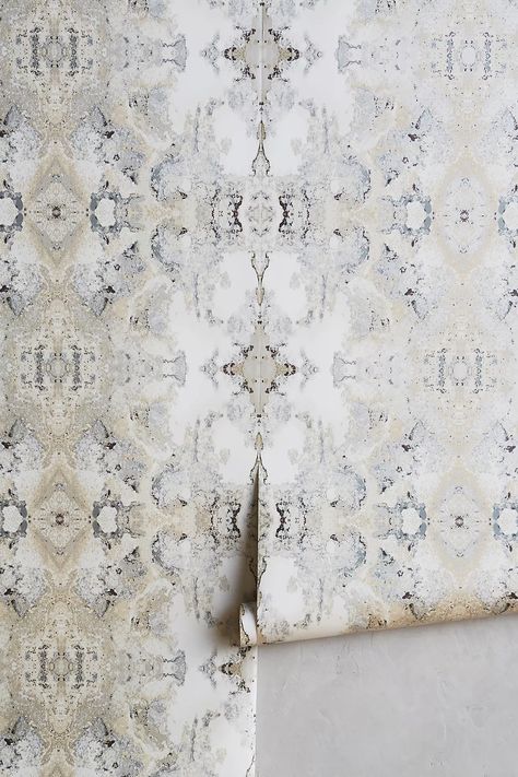 Inner Beauty Wallpaper | Anthropologie Master Wallpaper, Felting Projects Ideas, Candice Olson, Dining Room Wallpaper, Wet Felting Projects, Accent Wall Bedroom, Wallpaper Accent, Wallpaper Accent Wall, Beauty Wallpaper