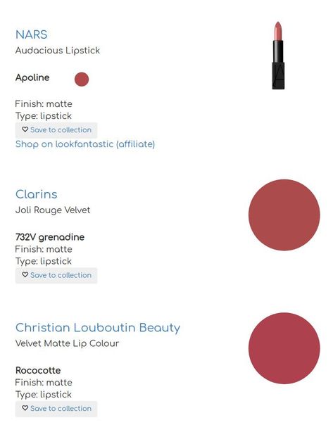 Similar shades to NARS Audacious Lipstick in colour Apoline. Nars Audacious Lipstick, Nars Lipstick, Lipstick Shades, The Shade, Nars, Shades, Color