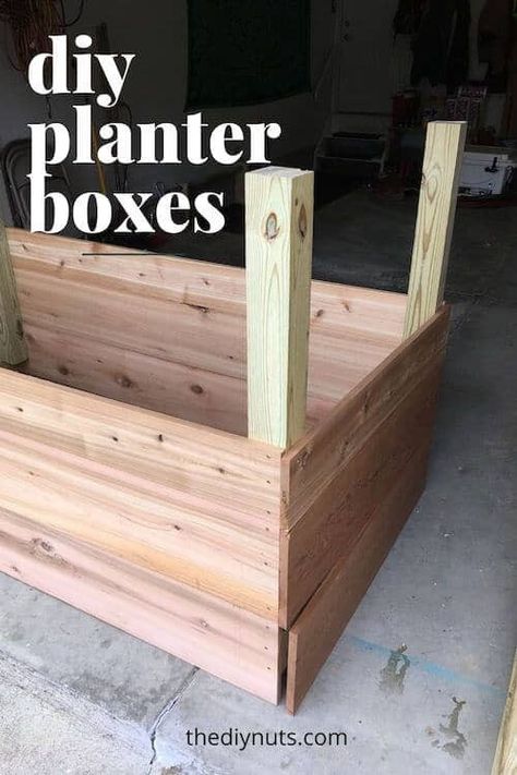 Raised Garden Plans, Raised Planter Boxes Plans, Diy Planter Boxes, Raised Garden Boxes, Planter Box Plans, Raised Garden Bed Plans, Garden Boxes Diy, Elevated Gardening, Cedar Planter Box