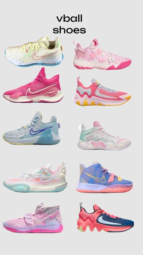 Volleyball Shoes Aesthetic, Basketball Shoes Aesthetic, Pink Volleyball Shoes, Shoes For Volleyball, Pink Volleyball, Zapatillas Nike Basketball, Best Volleyball Shoes, Volleyball Bag, Volleyball Practice