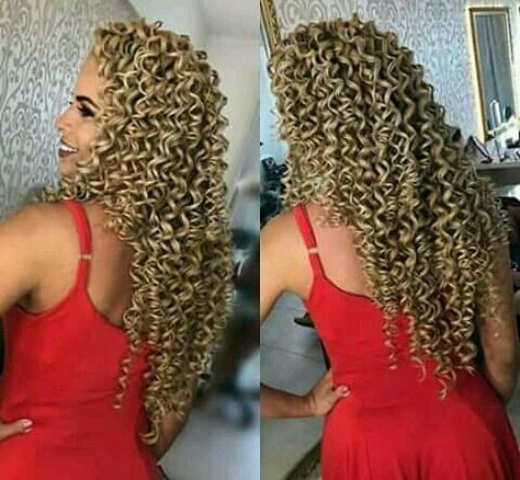 Spiral Perm Long Hair, Spiral Perms, Hair Perms, Iron Curls, Long Hair Perm, Hair Accessories Braids, Spiral Perm, Hair Styels, Dyed Curly Hair