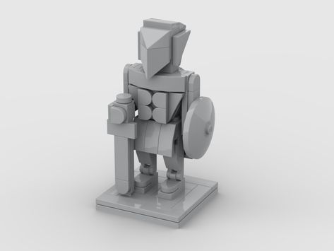 Lego Statue, Medieval Soldier, Lego Architecture, Building Instructions, Lego Parts, Thumbs Up, Soldier, Lego, How To Find Out