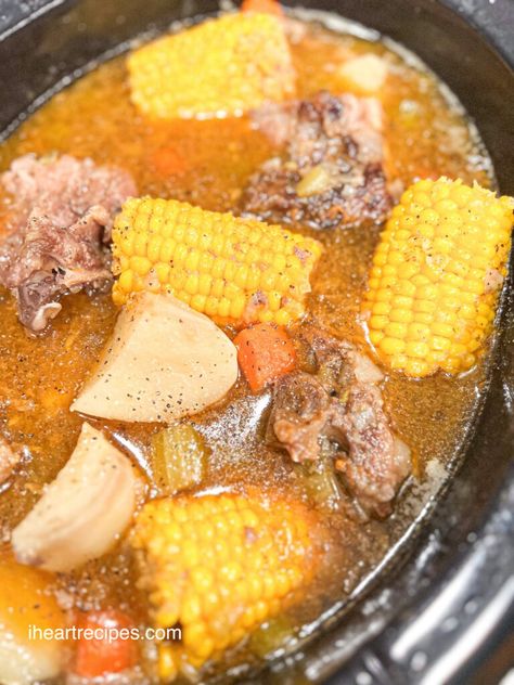 Soul Food Style Pork Neck Bone Soup | I Heart Recipes Neck Bones Recipe Soul Food Stove Top, Turkey Neck Soup Recipes, Soul Food Soup Recipes, Neckbone Soup Recipes, Neck Bones Recipe Soul Food, Pork Shoulder Stew, Pork Bones Recipe, Neck Bone Soup Recipe, Beef Neck Bones Recipe