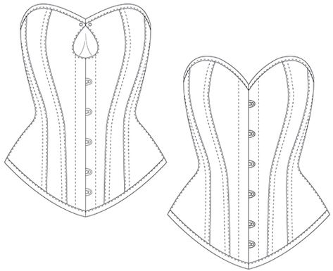 Collection of digital free corset patterns created by Aranea Black to spread tons of corset hugs! You can make and sell as many corsets as you like by using these patterns. With these free corset patterns you don’t have to wait to start creating your very own corset Free Corset Pattern, Panty Sewing, Bralette Sewing Pattern, Corset Patterns, Corset Sewing Pattern, Corset Pattern, Geek Jewelry, Bra Pattern, Gothic Corset