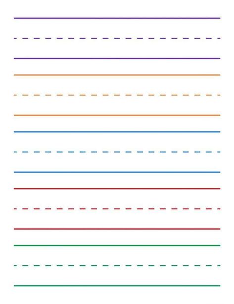 Lined Paper For Writing, Hand Writing Paper Free Printable, Primary Lined Paper Free Printable, Printable Handwriting Paper, Kindergarten Paper Printable, Lines For Writing Practice, Kindergarten Lined Paper Free Printable, Writing Practice For Preschoolers, Practice Writing Sheets Kindergarten