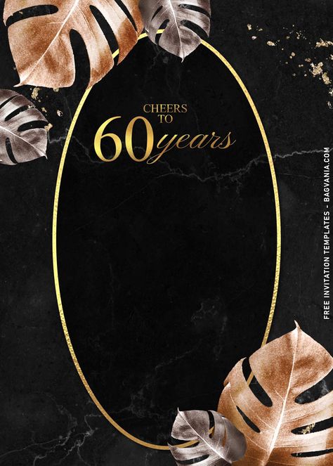 60th Birthday Invitations Men Free, 60th Birthday Logo Design, 60th Birthday Invitation Card Template, Invitation Card Design 60th Birthday, 60th Invitations Birthday, 60th Birthday Invite Template, 60 Birthday Invitation Ideas For Men, Free Digital Invitation Templates, 60th Birthday Background