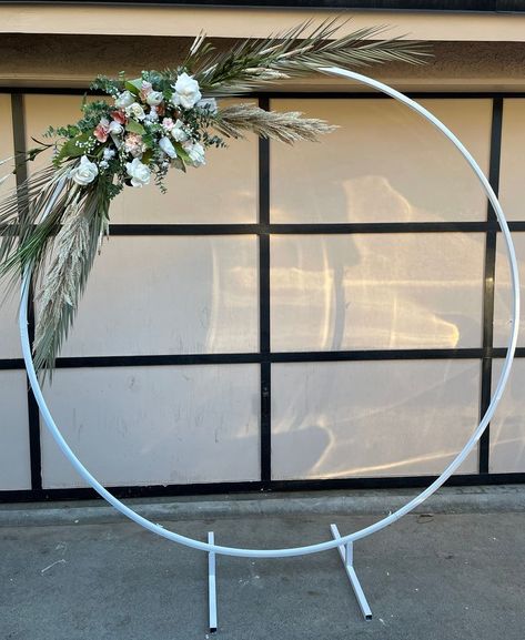 Metal Circle Backdrop, Wedding Hoop Backdrop, Arch Baby Shower Backdrop, Circular Wedding Arch, Wedding Arch Metal, Circle Wedding Arch, Wedding Flower Arch, Circular Backdrop, Metal Backdrop