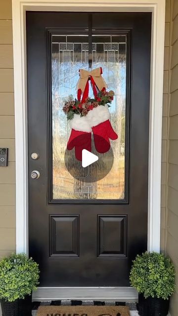 Rachael Clark on Instagram: "My favorite Christmas Door Hanger from last year! 
.
.
.
#diy #diycrafts #christmasdiy #dollartreediy #diydoorhanger" Christmas Door Hangers Diy, Diy Christmas Door Hangers, Christmas Door Hangers, Christmas Party Crafts, Diy Christmas Door, Door Hangers Diy, Xmas 2024, Christmas Door Hanger, Holiday Crafts Christmas