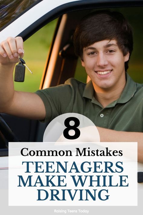 8 Common Mistakes Teen Drivers Make and How to Correct Them - Raising Teens Today Teen Driving Contract, Teen Driving, Driving Basics, Student Driver, Drivers Ed, Every Teenagers, Driver Safety, Drivers Education, Bad Drivers