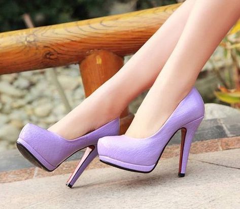 Black Heels Prom, Purple Wedding Shoes, Cheap Heels, Formal Heels, Purple Heels, Shoes Heels Classy, High Heel Dress, Dress Heels, Pump Heels