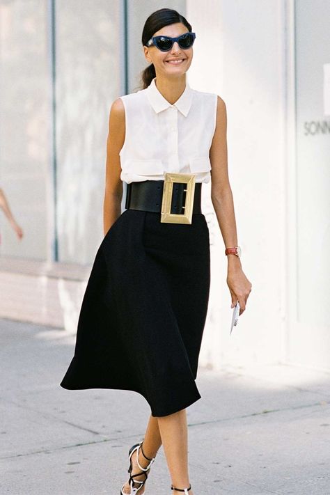 - Photo: Vanessa Jackman How To Wear Belts, Caroline Daur, Emmanuelle Alt, Giovanna Battaglia, Fashion Week Spring 2014, Fashion Articles, Fashion Jeans, Nicole Richie, Looks Street Style