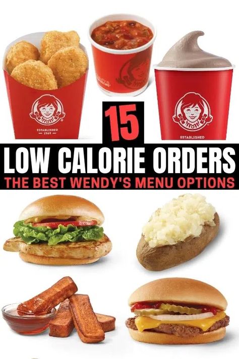 Healthy Wendys Order, Fast Food Low Calorie Options, Low Cal Fast Food Options, Low Cal Fast Food, Low Calorie Fast Food Options, Wendy's Menu, Low Calorie Fast Food, Low Calorie Sauces, Low Fat Diet