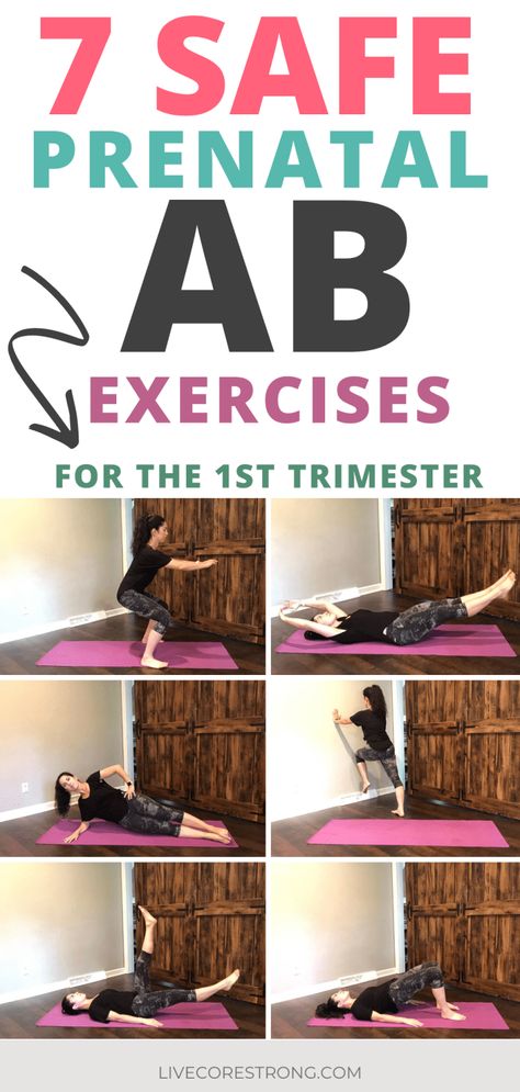 7 Safe Postpartum Ab Exercises during the First Trimester (3) 2nd Trimester Ab Exercises, Second Trimester Ab Workout, Pregnancy Workouts 2nd Trimester, Pregnancy Workout 2nd Trimester, 2nd Trimester Workouts, Pregnancy Workout At Home 2nd Trimester, Pregnant Workouts, Pregnancy Exercise First Trimester, Pregnancy Ab Workout