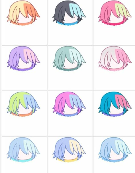 Gacha Eye Color Ideas, Hair Color Ideas Gacha Club, Gacha Club Nonbinary Hair, Gacha Life Hair Color Ideas, Gacha Tint Colors, Gacha Club Skin Colors, Cute Gacha Hair Ideas, Gacha Hair Color Ideas, Gacha Club Hair Color Ideas