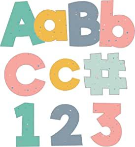 Bulletin Board Cutouts Decorate Cork Board, Letters Bulletin Board, Alphabet Wall Decals, Colorful Bulletin Boards, Birthday Bulletin Boards, Birthday Bulletin, School Supplies For Teachers, Classroom Wall Decor, Carson Dellosa