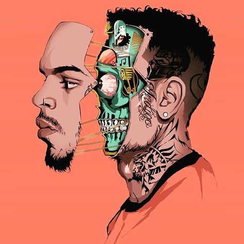 CHRIS BROWN (@chrisbrownofficial) • Fotos y vídeos de Instagram Chris Brown Art, Self Portrait Art, Chris Brown Videos, Hip Hop Artwork, Breezy Chris Brown, Fashion Design Template, Hip Hop Art, Chris Brown, Portrait Art