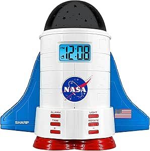 Boys Space Room, Space Kids Room, Space Themes, Kids Alarm Clock, Light Alarm Clock, Nasa Space Shuttle, Children Room Boy, Nasa Space, Space Room