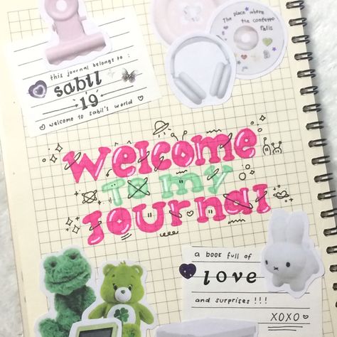 Welcome To My Diary Ideas, Welcome Page For Journal, Welcome Journal Page Ideas, Journaling Welcome Page, Welcome Journal Page, Welcoming Page Journal, Journal Welcome Page Ideas, Bullet Journal Welcome Page, Welcome Page Journal