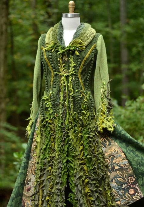 Reserved! Sweater COAT patchwork bohemian fantasy green corset style. Size Medium. Ready to ship. Easy shop Boho Sweater Coat, Green Wool Sweater, Upcycled Sweaters, Sweaters Vintage, Long Sweater Coat, Wearable Art Clothing, Wide Skirt, Green Corset, Custom Sweaters