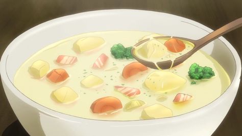 Itadakimasu Anime! | Eating my way through anime, one recipe at a ... Cream Stew, Food Soup, Anime Food, Stew, The Story, Wattpad, Cream, Anime, White